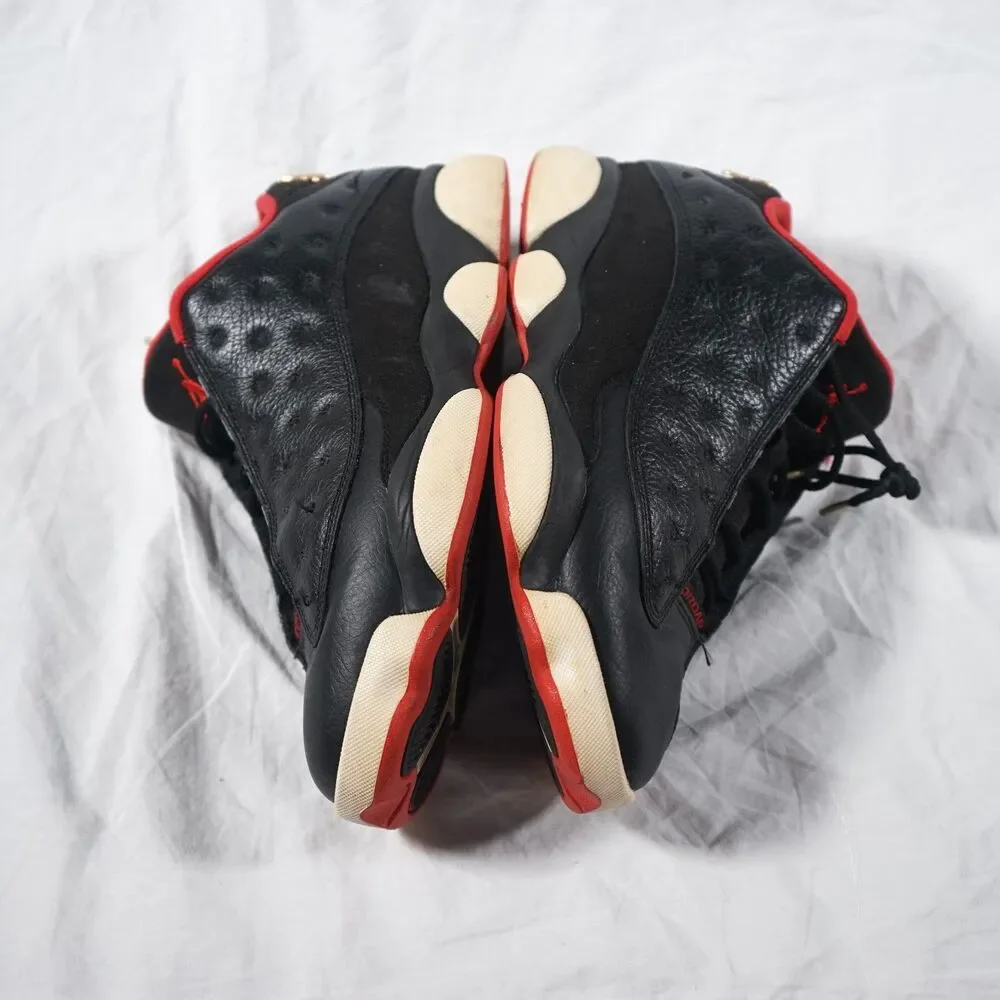 Nike Air Jordan 13 Retro Low Bred 2015 Men's Sneakers Black Red Size 8